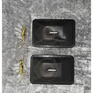 Bose 101 Music Monitor Indoor/Outdoor Speakers Mountable Heavy Duty  - Works!
